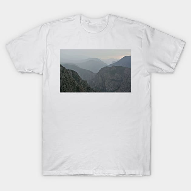 Colorado Black Canyon of the Gunnison T-Shirt by Scubagirlamy